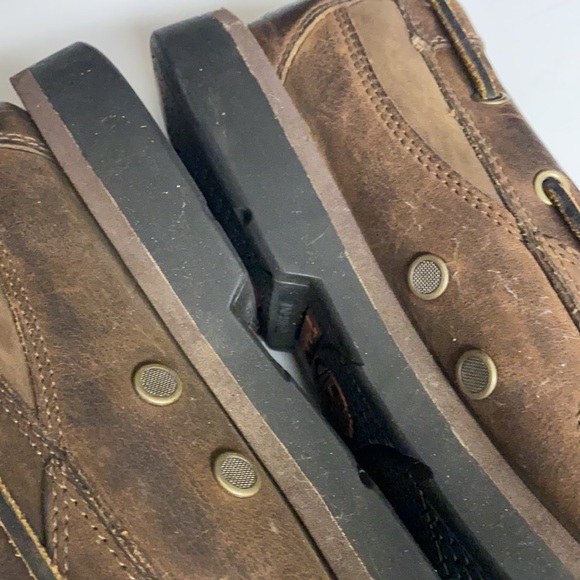 TIMBERLAND Brown Leather Loafer Classic Boat Shoes main image 5